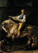 Jacques-Louis  David Count Potocki Sweden oil painting artist